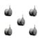 Service Caster 2-3/8'' Gray Floor Safe Twin Wheel Casters 5/16 Threaded Stem, 5PK SCC-TS02S60-TPR-GRY-5161810-5 - alternate 1